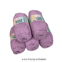 İH7668 - 570 gr. (5 Adet) Nako outlet Yumuşak Doku  İhraç Fazlası İp