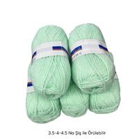 İH7702 - 250 gr. (5 Adet) Yumuşak Doku Su Yeşil İhraç Fazlası İp