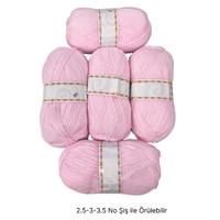 İH7715 - 490 gr. (5 Adet) Şeffaf simli yumoş İhraç Fazlası İp