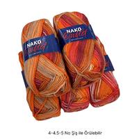 İH7719 - 530 gr. (5 Adet) Nako outlet batik İhraç Fazlası İp