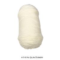 İH7793 - 400 gr. (1 Adet) Uzun sarım ekru  İhraç Fazlası İp