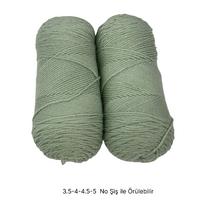 İH7803 - 378 gr. (2 Adet) Uzun sarım yeşil İhraç Fazlası İp