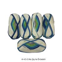 İH7850 - 518 gr. (5 Adet) % 75 yün batik İhraç Fazlası İp