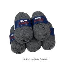 İH7875 - 470 gr. (5 Adet) Nako outlet gri  İhraç Fazlası İp