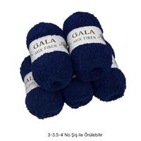 İH7882 - 500 gr. (5 Adet) Buklet ince lacivert  İhraç Fazlası İp