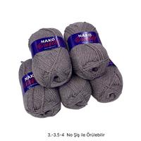 İH7889 - 474 gr. (5 Adet) % 75 yün nako outlet  İhraç Fazlası İp