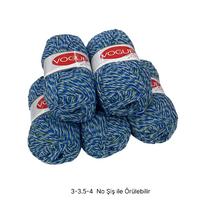 İH7892 - 428 gr. (5 Adet) Nako outlet Yumuşak Doku kırçıllı İhraç Fazlası İp