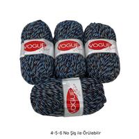 İH7906 - 394 gr. (4 Adet) Nako vogue Moher kırçıllı İhraç Fazlası İp