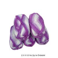 İH7911 - 468 gr. (5 Adet) % 25 yün batik İhraç Fazlası İp