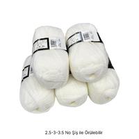 İH7919 - 524 gr. (5 Adet) Beyaz İhraç Fazlası İp