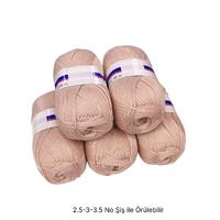 İH7930 - 526 gr. (5 Adet) Antipilling ince ihraç ten rengi İhraç Fazlası İp