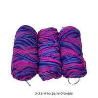 İH7947 - 400 gr. (3 Adet) Uzun sarım batik İhraç Fazlası İp