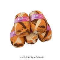 İH7956 - 500 gr. (5 Adet) Buklet batik puf Yumuşak Doku İhraç Fazlası İp