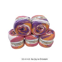 İH7970 - 1000 gr. (5 Adet) Cotton batik Lanosso armoni cake İhraç Fazlası İp