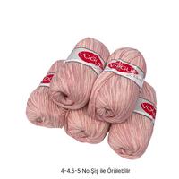 İH7984 - 760 gr. (5 Adet) Nako vogue antipilling pırlanta yün karışık çift kat İhraç Fazlası İp