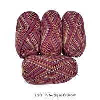 İH8005 - 428 gr. (4 Adet) Yünlü İnce batik İhraç Fazlası İp