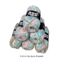 İH8009 - 590 gr. (5 Adet) Coton batik İhraç Fazlası İp