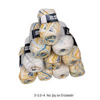 İH8012 - 970 gr. (10 Adet) Coton batik İhraç Fazlası İp