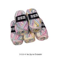 İH8013 - 500 gr. (5 Adet) Coton batik İhraç Fazlası İp