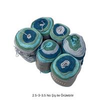 İH8025 - 760 gr. (6 Adet) Cotton pamuk batik İhraç Fazlası İp