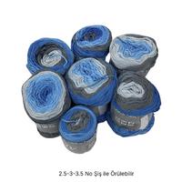 İH8027 - 930 gr. (7 Adet) Cotton pamuk batik İhraç Fazlası İp