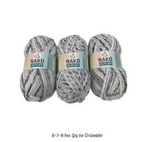 İH8052 - 424 gr. (3 Adet) Nako outlet Yumuşak Doku spagetti İhraç Fazlası İp