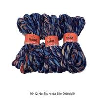 İH8094 - 1240 gr. (3 Adet) Moher yün çile Nako outlet İhraç Fazlası İp