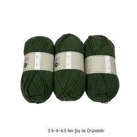 İH8095 - 308 gr. (3 Adet) Antipilling haki İhraç Fazlası İp