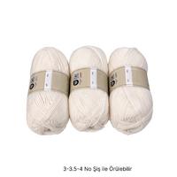 İH8135 - 312 gr. (3 Adet) % 75 yün İhraç Fazlası İp