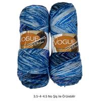 İH8164 - 244 gr. (2 Adet)Uzun sarım nako vogue İhraç Fazlası İp