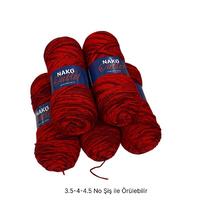 İH8179 - 730 gr. (5 Adet) Nako outlet uzun sarım İhraç Fazlası İp