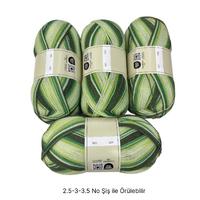 İH8218 - 400 gr. (4 Adet) % 75 yün ince İhraç Fazlası İp