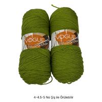 İH8234 - 430 gr. (2 Adet) Nako vogue uzun sarım İhraç Fazlası İp