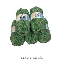 İH8236 - 556 gr. (5 Adet) % 25 yün nako outlet  İhraç Fazlası İp