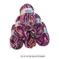 İH8237 - 680 gr. (6 Adet) Nakao outlet Yumuşak Doku batik İhraç Fazlası İp