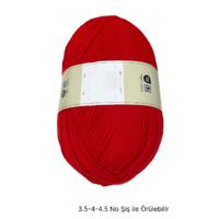 İH8278 - 336 gr. (1 Adet) Büyük çile kırmızı İhraç Fazlası İp