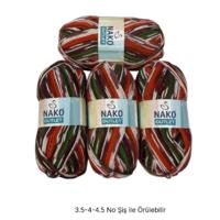 İH8361 - 454 gr. (4 Adet) Nako outlet batik İhraç Fazlası İp