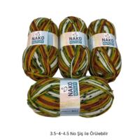 İH8366 - 436 gr. (4 Adet) Nako outlet batik  İhraç Fazlası İp