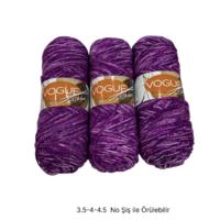 İH8384 - 430 gr. (3 Adet) Nako vogue uzun sarım İhraç Fazlası İp