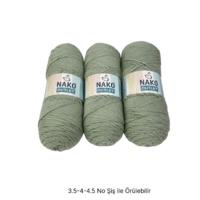 İH8402 - 434 gr. (3 Adet) Nako outlet Uzun sarım İhraç Fazlası İp