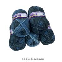 İH8418 - 600 gr. (5 Adet) Batik kalın İhraç Fazlası İp