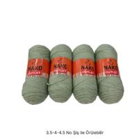 İH8425 - 600 gr. (4 Adet) Nako outlet uzun sarım İhraç Fazlası İp