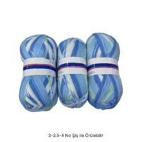 İH8435 - 890 gr. (3 Adet) Büyük çile batik İhraç Fazlası İp