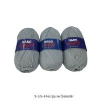 İH8565 - 310 gr. ( 3 Adet) % 25 yün nako outlet İhraç Fazlası İp
