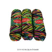 İH8611 - 450 gr. (3 Adet) Uzun sarım nako vogue İhraç Fazlası İp