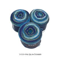İH8641 - 310 gr. (3 Adet) Vals simli nako outlet İhraç Fazlası İp