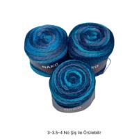 İH8643 - 296 gr. (3 Adet) Vals simli nako outlet İhraç Fazlası İp