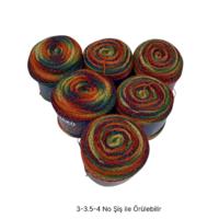 İH8648 - 630 gr. (6 Adet) Vals simli nako outlet  İhraç Fazlası İp