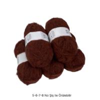 İH8660 - 540 gr. (5 Adet) Kid moher Nako İhraç Fazlası İp