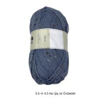 İH8684 - 348 gr. (1 Adet) Tweedli Yumuşak Doku  büyük çile  İhraç Fazlası İp